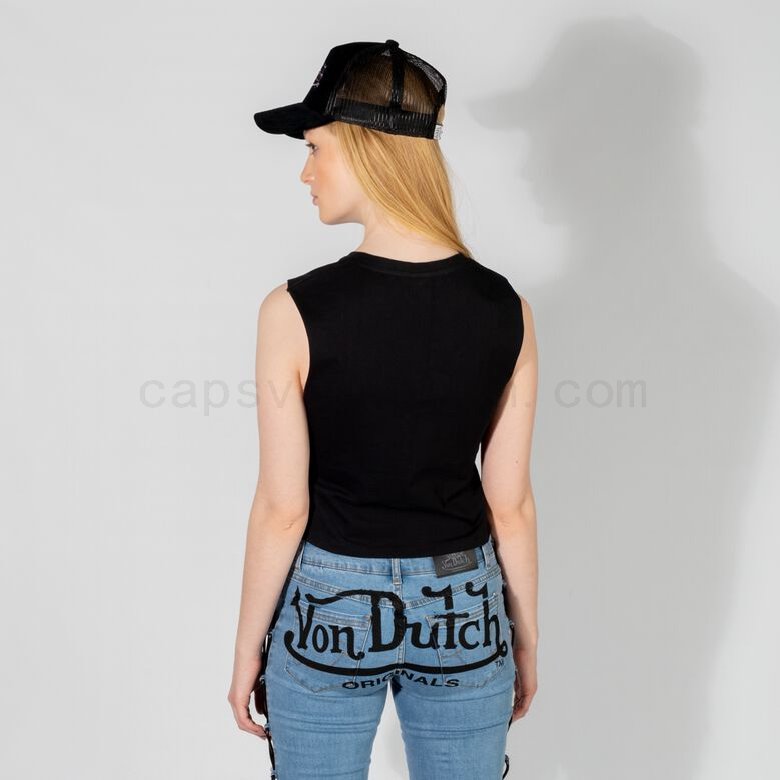 (image for) Verkaufen Günstig Von Dutch Originals -Addison ?rmelloses Slim Fit Shirt, black F0817888-01242 Günstigsten Online